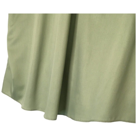 Geoffrey Beene Mens XL Wrinkle Free Button Up Long Sleeve Dress Shirt Green - Picture 10 of 10